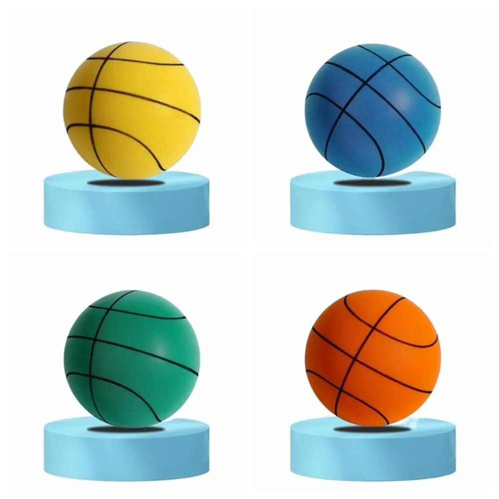 Bouncing Mute Balls Indoor Sports Balls Toys Children High Elasticity Low Decibel Silent Training Basketball