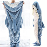 Shark Onesies Costumes Suit Adult Pyjamas Cartoon Cuddles Christmas Carnival Sleepwear Jumpsuit